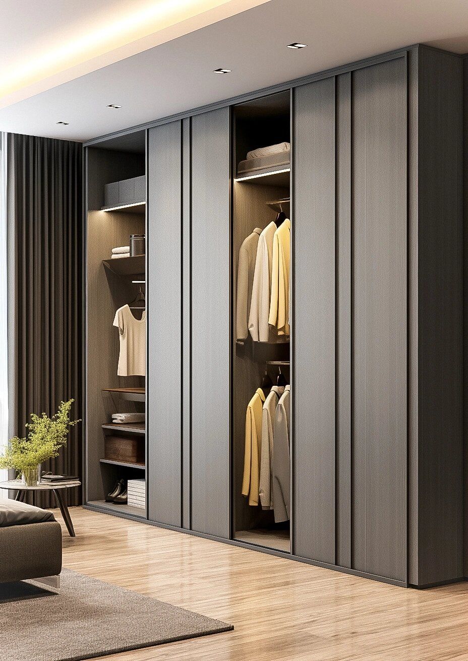 黑色衣柜搭配技巧，让家装更具现代感