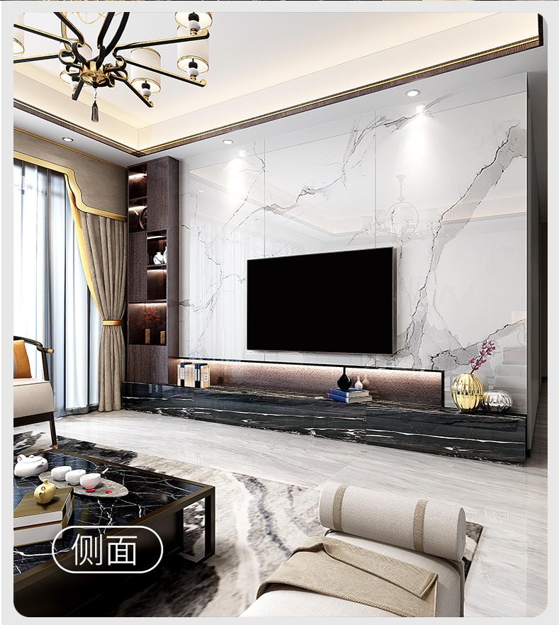客厅墙砖750*1500如何上墙更漂亮
