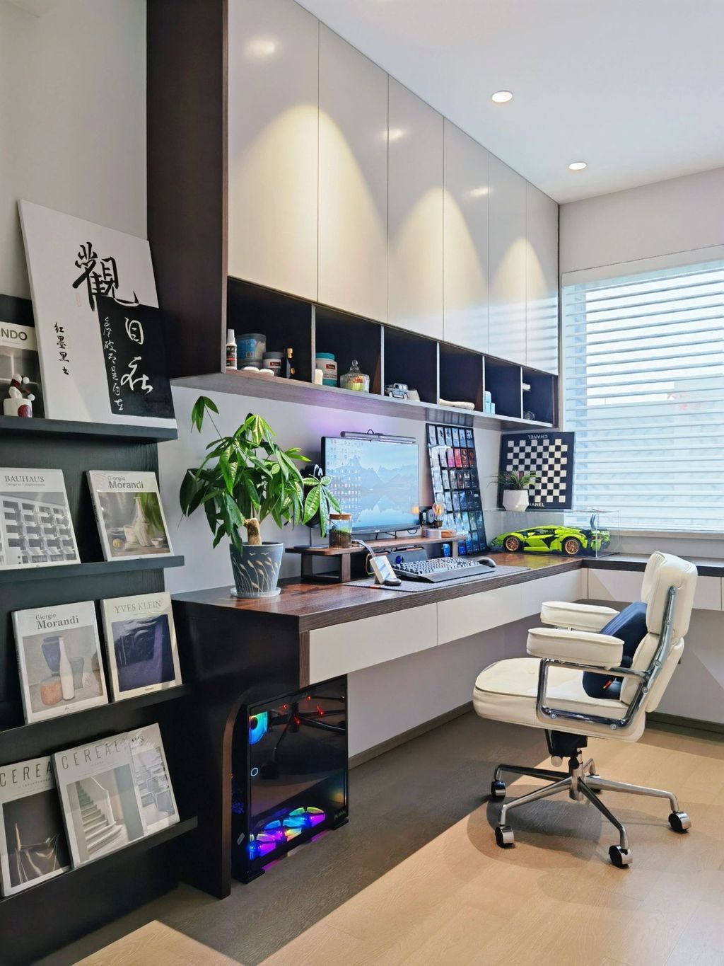 电脑桌和电视柜组合设计推荐，功能与美学兼具