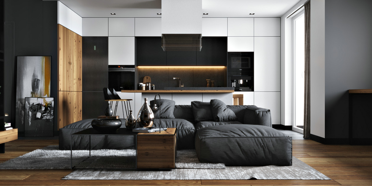 黑皮沙发搭配什么茶几最有品味？