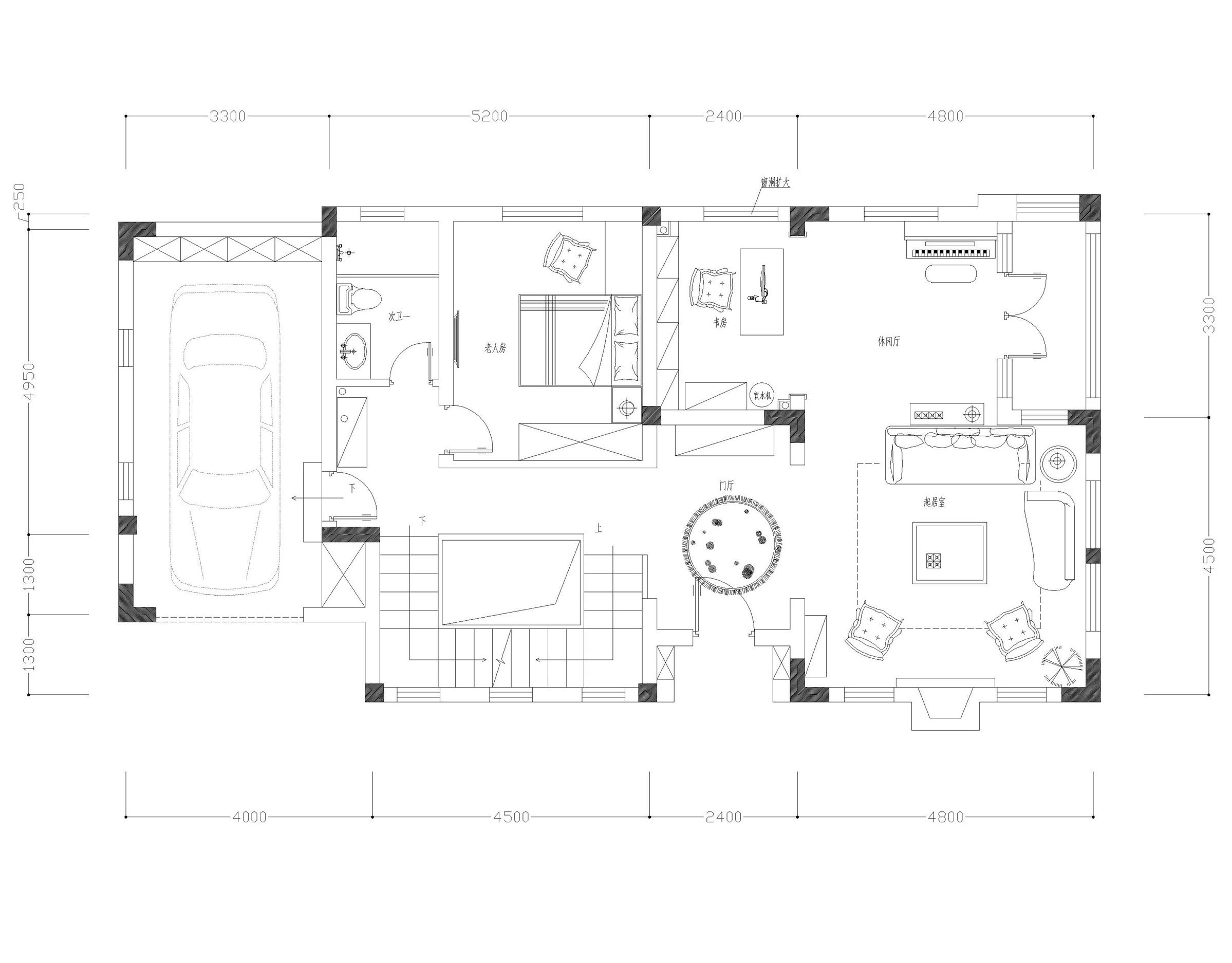 小车库20平米巧变两居室，这种设计方案你一定喜欢