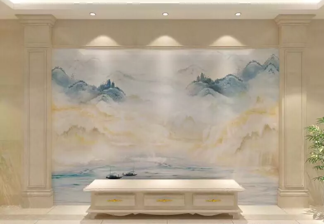山水背景墙装饰画：提升家居格调的完美选择