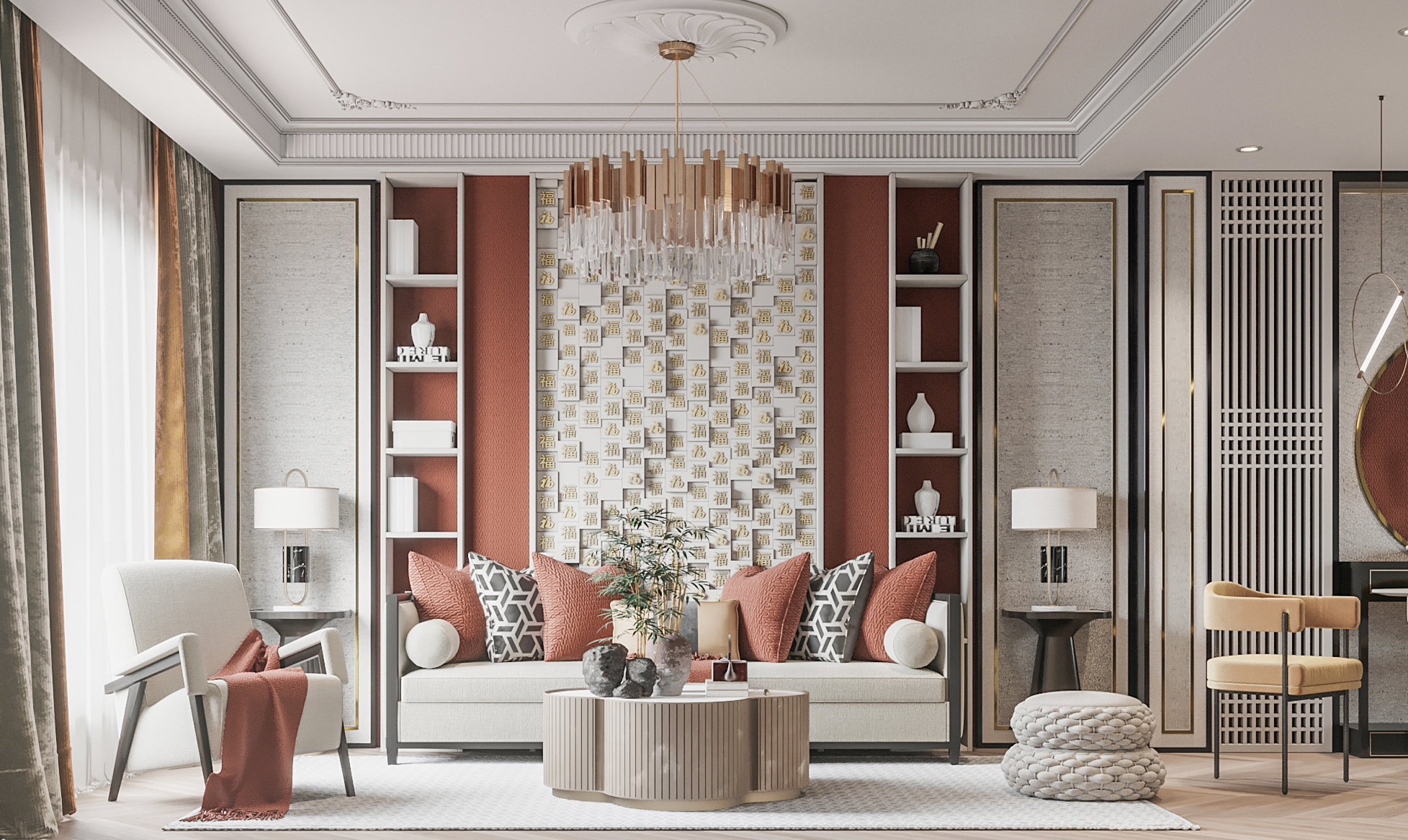 酒红色订婚布置：浪漫与优雅的完美结合