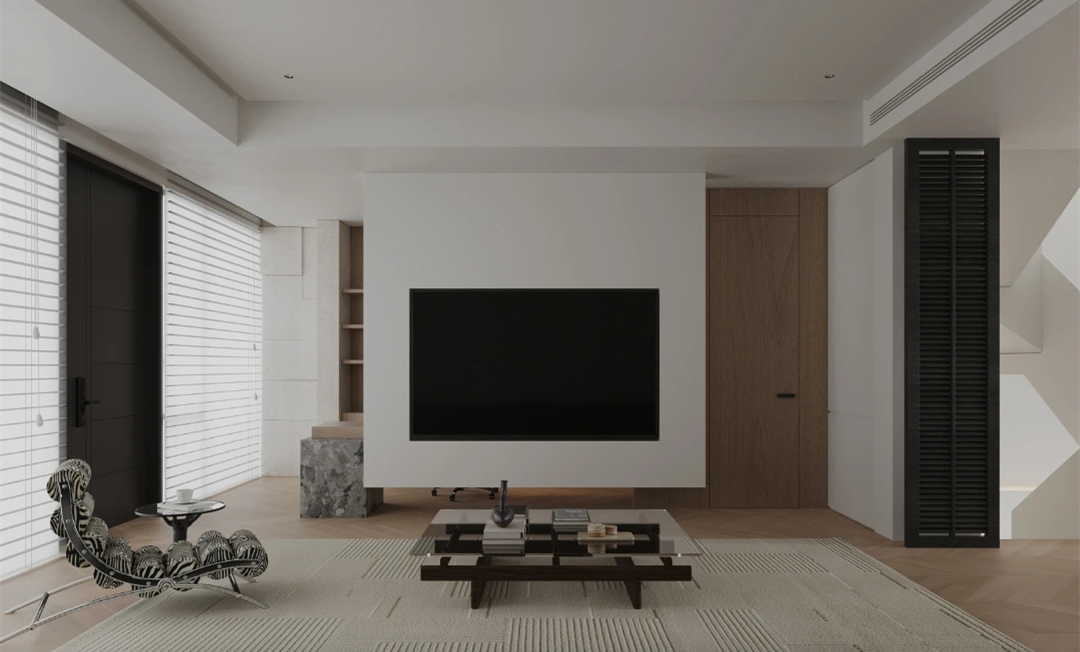 西户客厅电视墙最佳设计与摆放建议