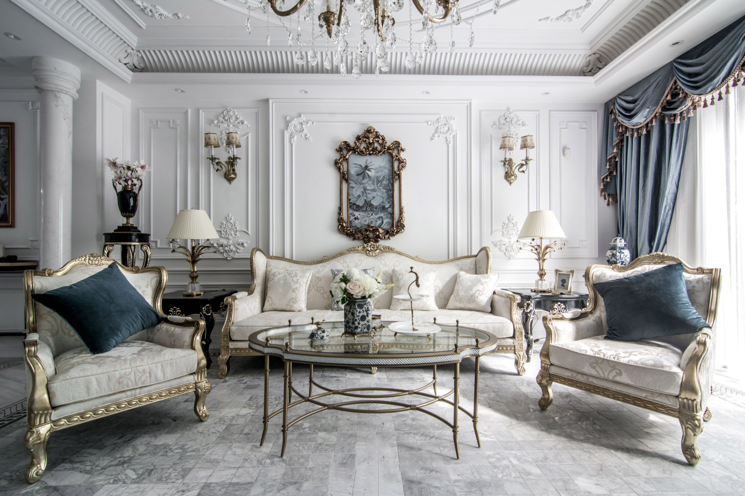 巴洛克与洛可可风格家装——优雅与华丽的完美结合