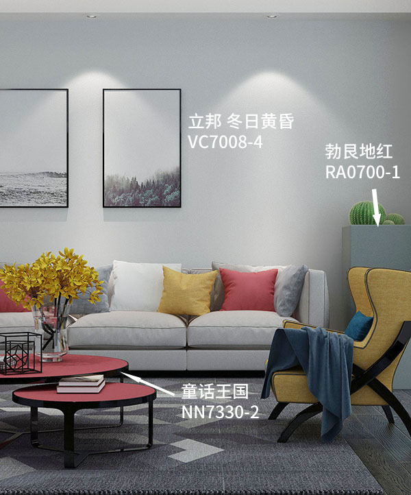 客厅西墙长4.55米适配墙画尺寸推荐